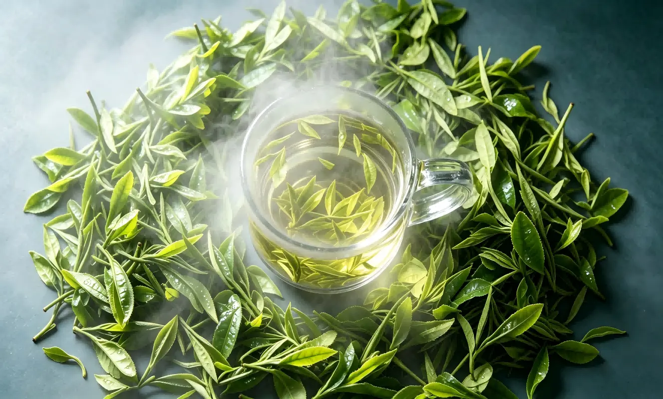 Green tea flavoured hookah paste